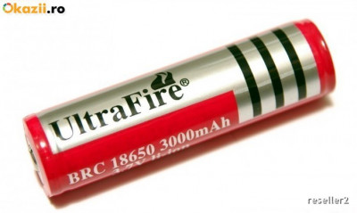 Baterie / Acumulator Li- Ion Ultrafire 3000 Mah 18650(946) foto