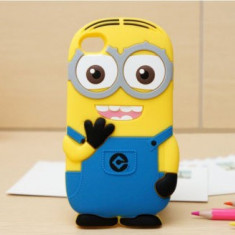 Husa silicon MINION pt Iphone 6 Plus 5.5" si folie protectie ecran