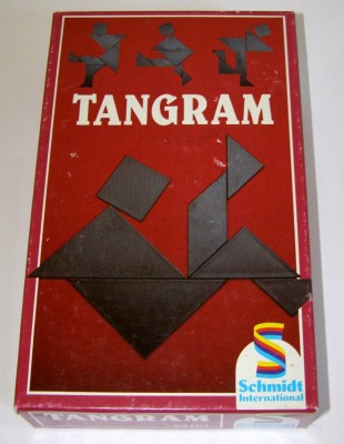 Joc de perspicacitate / logica / matematica distractica - joc traditional chinezesc Tangram(622) foto