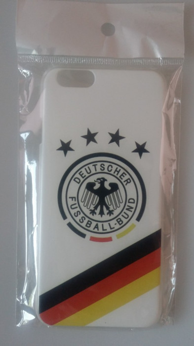 Husa rigida Iphone 6 4,7&quot; FUSSBALL-Bund Deutscher + folie protectie ecran