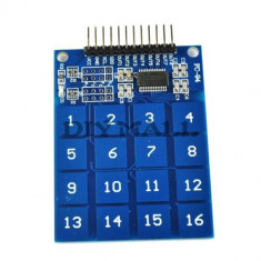 tastatura capacitiva 4x4 16 butoane ttp229 arduino avr stm pic raspberry foto