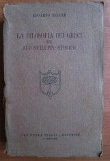 Edoardo Zeller - La filosofia dei greci nel suo sviluppo storico
