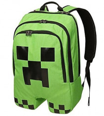 Ghiozdan Minecraft - Creeper Backpack - Back to school + BRATARA CADOU !! foto