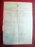 Buletin de verificare pt.Masuri si Greutati pentru Metale Pretioase 1941