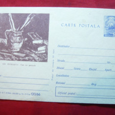 Carte Postala Ilustrata Gh.Petrascu - Vas cu Pensule ,cod 120/66 ,necirculat