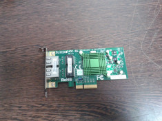 Placa de retea Chipset INTEL 2 porturi 1Gbit/s foto