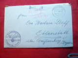 Plic circulat cu Posta Militara Germana 1943 Feldpost ,stamp.spec.militara