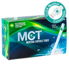 Tuburi MCT CLICK MENTHOL 100 tuburi / cutie, pentru injectat tutun, tigari foto