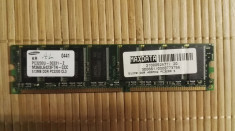 Ram PC Samsung 512Mb DDR1 400MHz M368L6423FTN-CCC (AL) foto