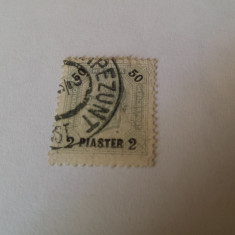 austria/levant 1900-1 regele josepf/ 4 v. stampilate