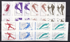 Romania 1961 sporturi de munte LP 514a in bloc de 4 MNH w31 foto