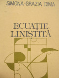 Ecuatie linistita - Simona Grazia Dima