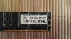 Ram PC Kingston 512Mb DDR1 333MHz foto