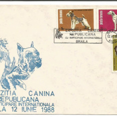 (No2) plic omagial- EXPOZITIA CANINA REPUBLICANA BRAILA 1988