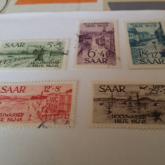 germania/saar 1948 viata cotidiana/ serie mixta/ 230 euro
