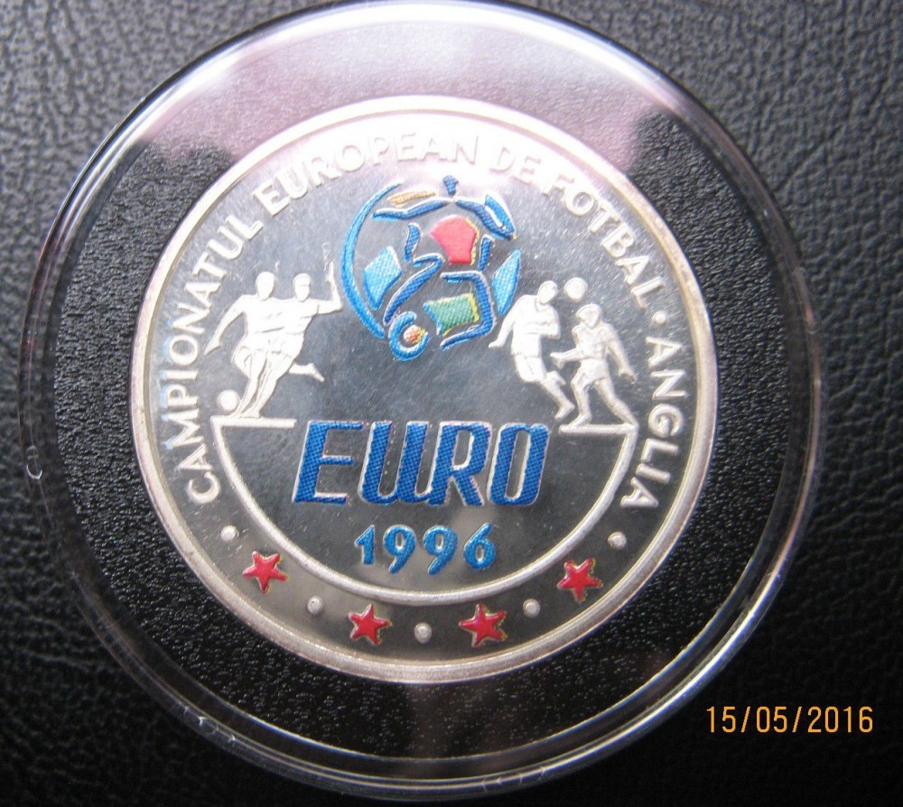 Moneda argint 100 lei EURO 1996 - editia colorata - catalog Schaeffler ...