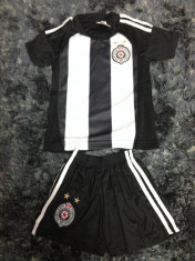 Echipament fotbal/compleu copii Partizan Belgrad (tricou + sort)REDUCERE DE PRET foto