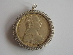 Moneda argint 1 taler -1780 restrike foto