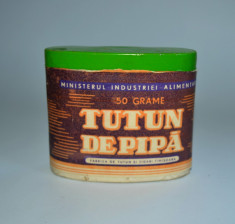 Tutun de pipa - 50 grame - 1967 - Fabrica de tutun si tigari Timisoara - plin foto