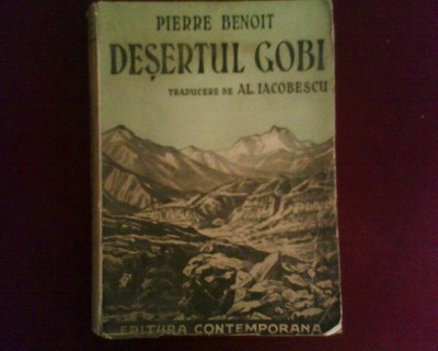 Pierre Benoit Desertul Gobi foto