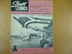 Sport si tehnica 11 / 1970 expozitie aviatie Bucuresti H. Coanda aeromodel raliu foto