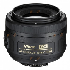 Nikon AF-S DX NIKKOR 35mm f/1.8G + set 4 filtre Hoya 52 mm foto