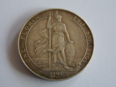 Moneda argint 1 florin /2 shillings 1910 foto