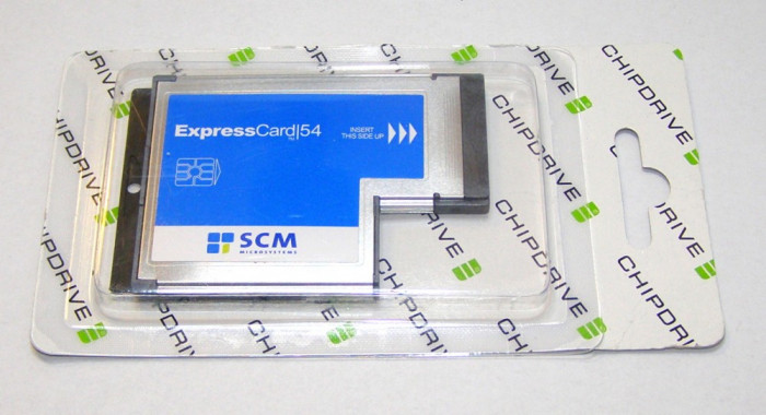 Cititor Smartcard SCM ExpressCard 54 (737)