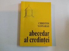 ABECEDAR AL CREDINTEI de CHRISTOS YANNARAS , BUCURESTI 1996 foto