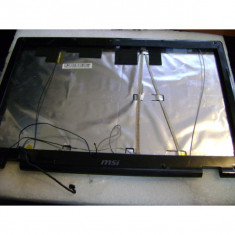 Capac display - lcd cover si rama - bezzel laptop MSI CR630 MS-168B foto