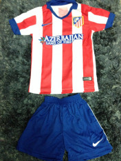 Echipament complet fotbal copii / compleu Nike Atletico Madrid (tricou + sort) foto