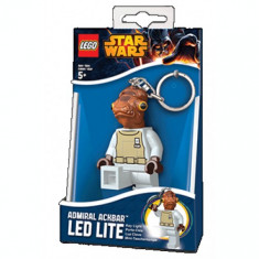 Breloc cu lanterna LEGO Admiral Ackbar foto