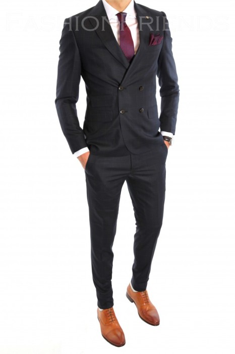 Costum tip ZARA - sacou + pantaloni costum barbati casual office - 6444 foto mare Costum tip ZARA - sacou + pantaloni costum barbati casual office - 6444 foto mare