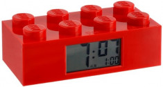 Ceas cu alarma LEGO caramida rosie foto