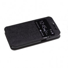 Husa Sunex Flip Samsung Galaxy Core Prime Value Edition G361 Neagra (Pachet 5 Bu foto