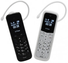 Telefon-casca, cel mai mic telefon din lume, noi, gt star bm50, l8star foto