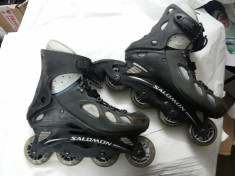 Role,rolere,inline skates &amp;quot;Salomon&amp;quot;,roti din silicon,marime 42 foto