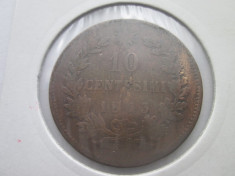 Italia 10 centesimi 1863 foto