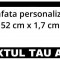 Suport numar inmatriculare PERSONALIZAT (set 2 buc)