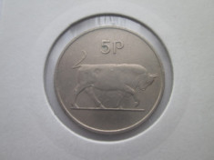 Irlanda 5 pence 1970 foto