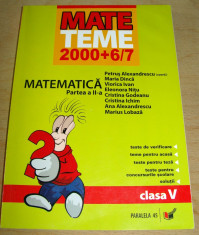 MATE TEME 2000+6/7 - Matematica partea a II a / clasa a V a foto