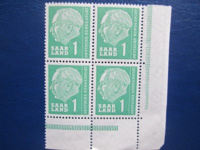 TIMBRE GERMANIA SAAR BLOC MNH foto