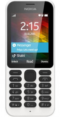 Telefon mobil Microsoft 215, dual sim, 2.4 inch, alb foto