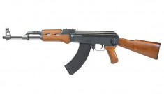 Replica AK 47 Full Stock AEG arma airsoft pusca pistol aer comprimat sniper shotgun foto