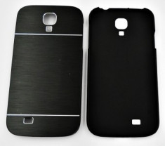 Husa plastic rigid MOTOMO Samsung I9500 Galaxy S4 BLACK foto