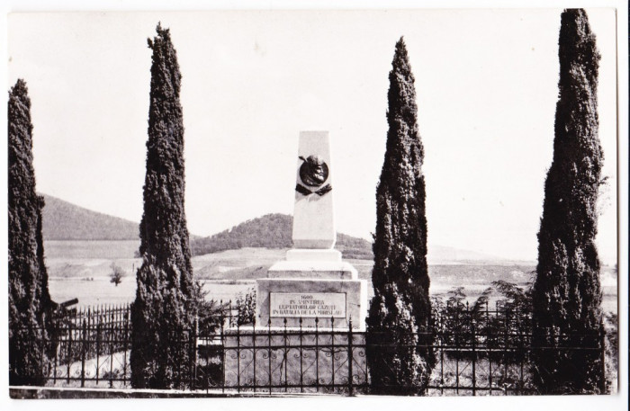 CPnecirculata RPR Monumentul obelisc mihai Viteazul Mirislau Aiud