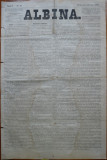 Ziarul Albina , nr. 46 , 1870 , Budapesta , in limba romana , Director V. Babes