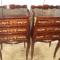 Superb set de 2 comodine franceze intarsiate foarte elegante