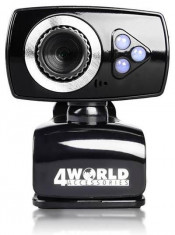 Camera web 4World 10133, 2MP, USB 2.0, microfon foto