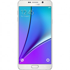 Telefon mobil Samsung Galaxy Note 5 32GB LTE 4G Alb foto